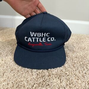Whiskey Bent Hat Cattle Co. Navy Hat
